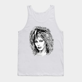 Tina Turner Halftone Tank Top